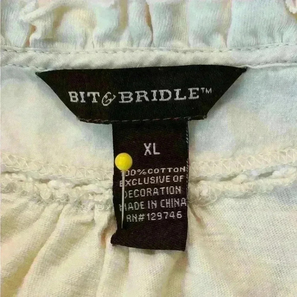 Bit & Bridle cream knit top - Picture 2 of 6